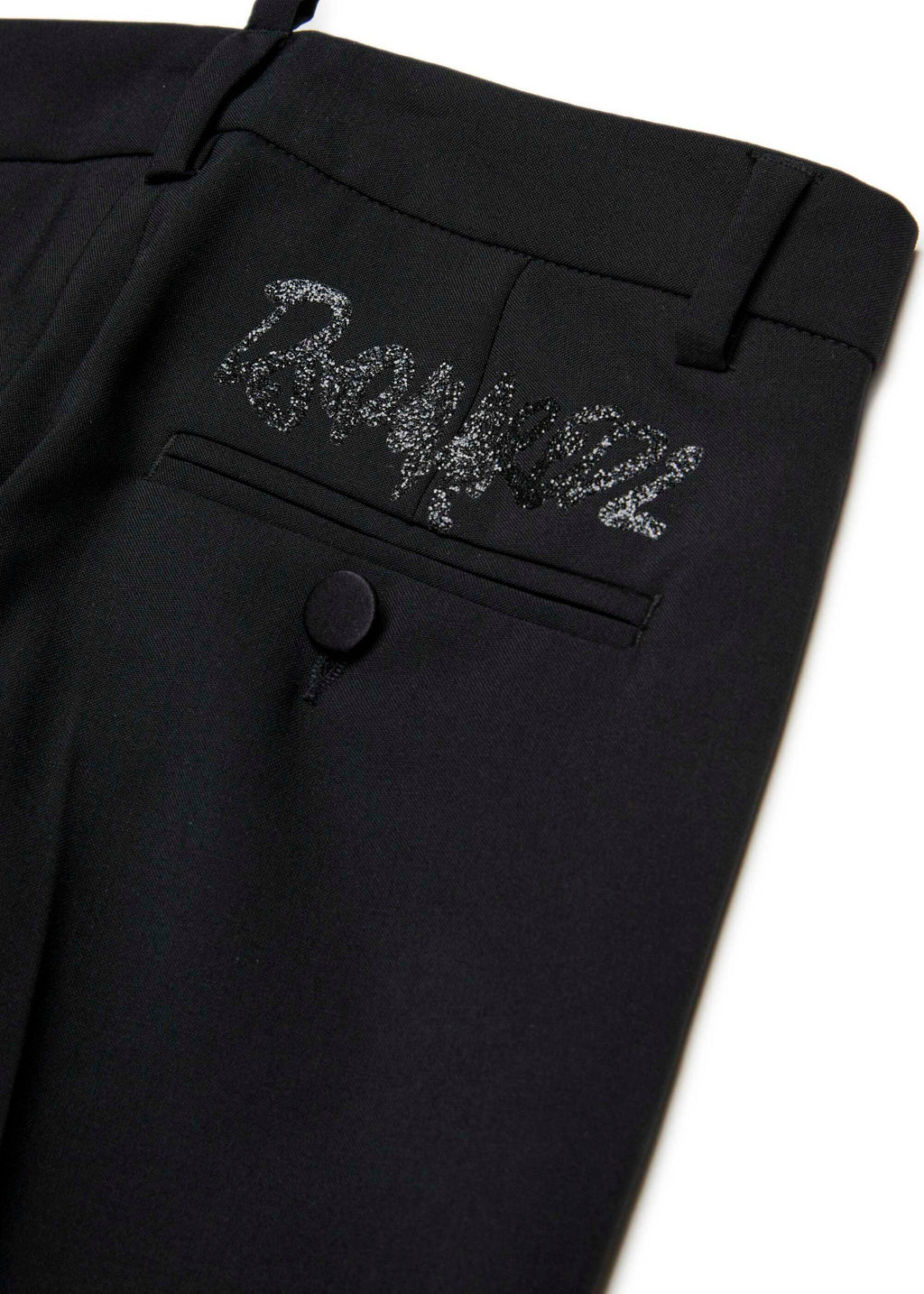 Dsquared2 Kids Pantaloni Neri con Logo per Bambini