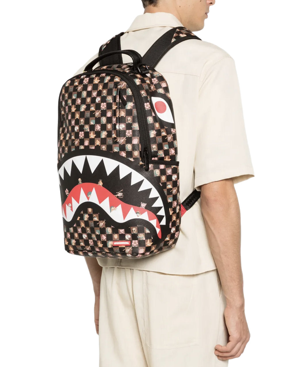 Sprayground Kids Zaino Marrone All-Over per Bambini