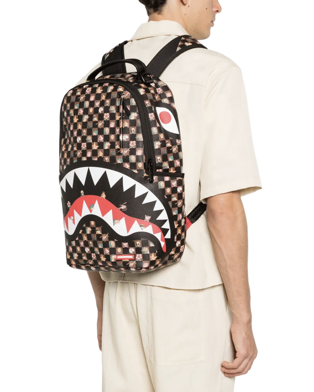Sprayground Kids Zaino Marrone All-Over per Bambini