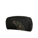 Sprayground Kids Astuccio Shark Central Black Nylon Camo Embossed Shark Pencil Pouch per Bambini