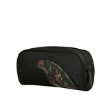 Sprayground Kids Astuccio Shark Central Black Nylon Camo Embossed Shark Pencil Pouch per Bambini