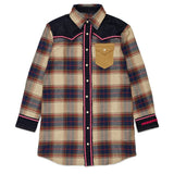 Dsquared2 Kids Abito Fantasia a Scacchi per Bambine