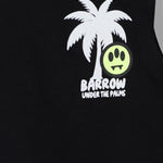 Barrow Kids Top Nero con Stampa con Logo