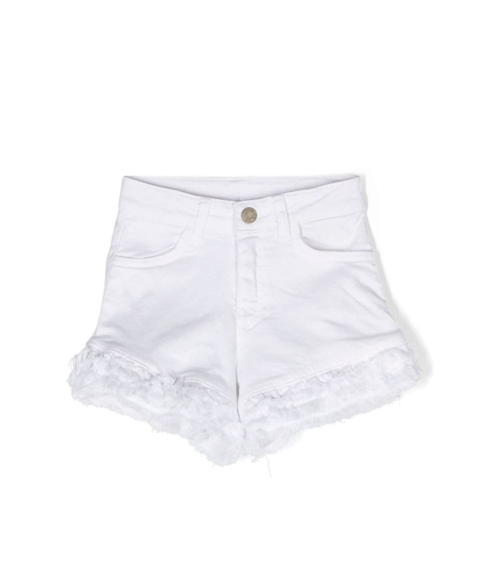 Twinset Kids Short Bianco per Bambine (fronte)