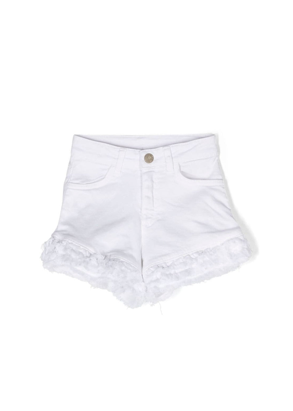 Twinset Kids Short Bianco per Bambine (fronte)
