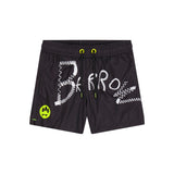 Barrow Kids Costume Boxer Nero con Stampa per Bambini