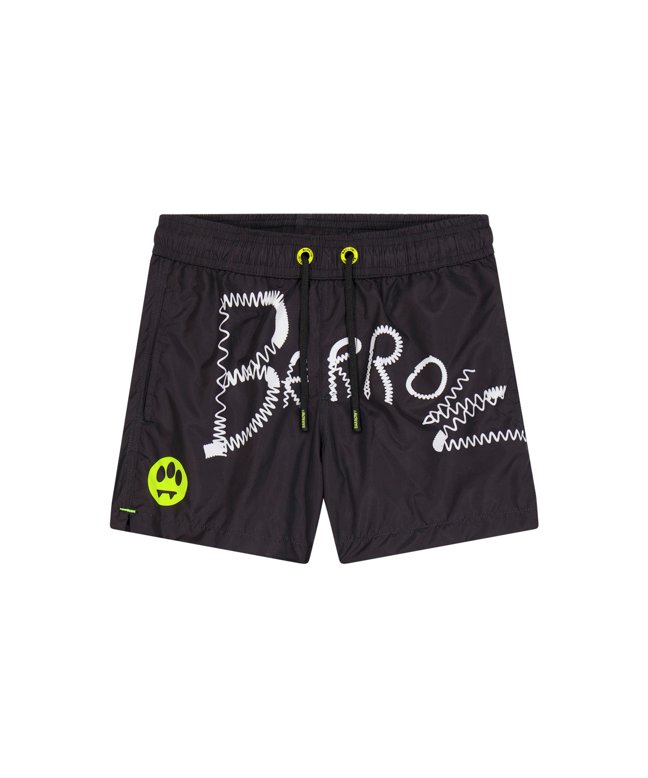 Barrow Kids Costume Boxer Nero con Stampa per Bambini