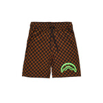 Sprayground Kids Bermuda ChessBoard Marrone per Bambini