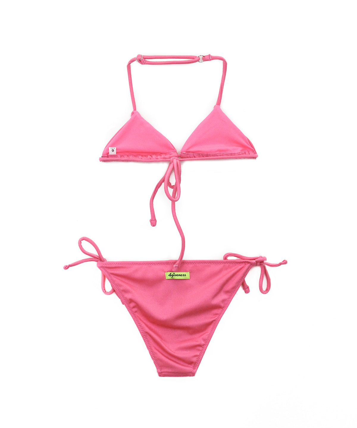  4GIVENESS Costume Bikini Fucsia con Strass per Bambine