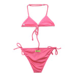  4GIVENESS Costume Bikini Fucsia con Strass per Bambine