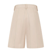 Fay Kids Bermuda Beige con Pence e Righe a Contrasto per Bambini
