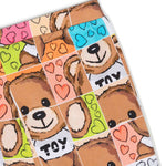 Moschino Kids Completo T-Shirt e leggings con Stampa Puzzle
