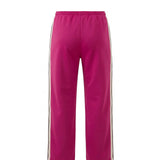 Palm Angels Kids Pantalone Sangria con Logo per bambine