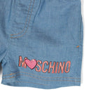 Moschino Kids Completo Short e T-shirt Teddy Bear per Neonate