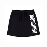 Moschino Kids Black Logo Skirt for Girls