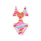 Tuc Tuc Costume Monokini Cat per Neonate