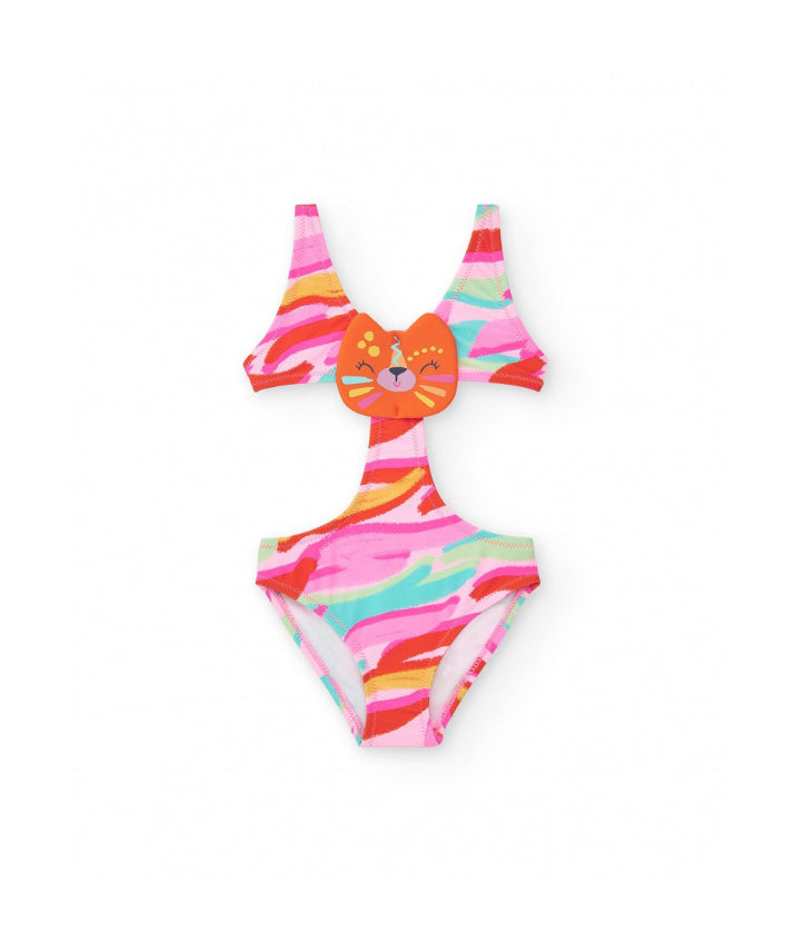 Tuc Tuc Costume Monokini Cat per Neonate