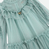 Angel's Face Kids Abito Verde in Tulle per Bambine
