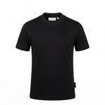 Yes London Kids T-Shirt Nero con Colletto Ricamato per Bambini