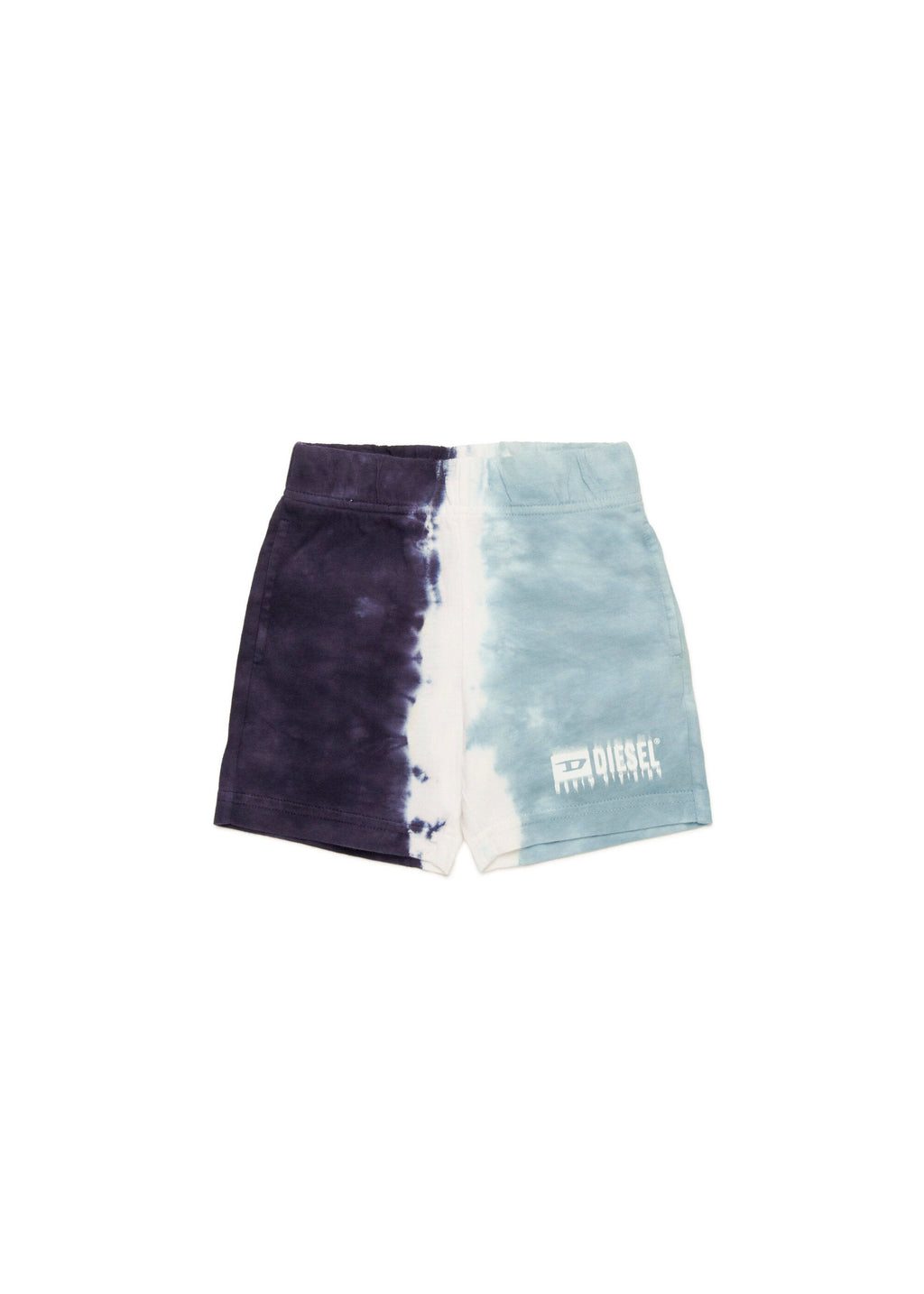 Diesel Kids Short Effetto Sfumato con Logo per Neonati