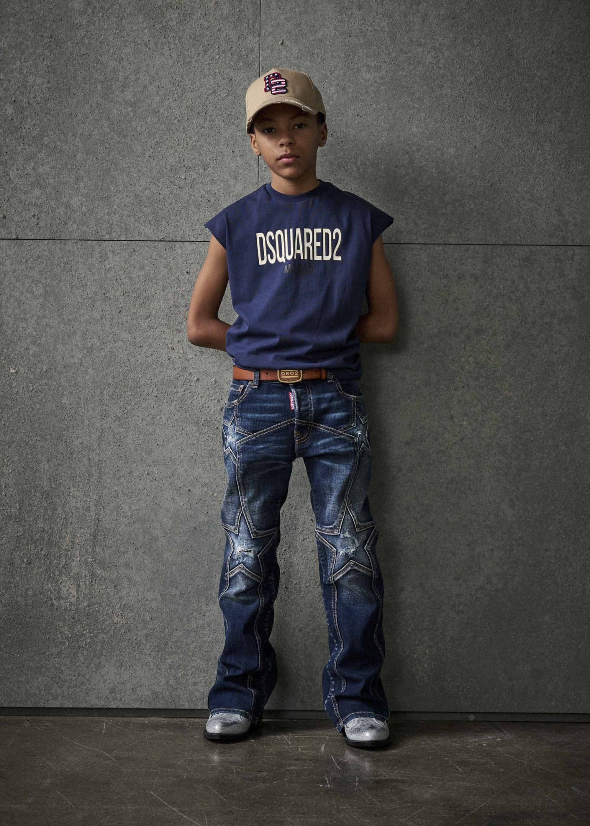 Dsquared2 Kids Jeans Denim SuperStar per Bambini