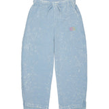 Diesel Kids Pantalone Azzurro Polvere con Logo per Bambine