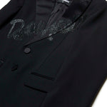 Dsquared2 Kids Giacca Blazer Nera con Logo per Bambini