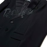 Dsquared2 Kids Giacca Blazer Nera con Logo per Bambini