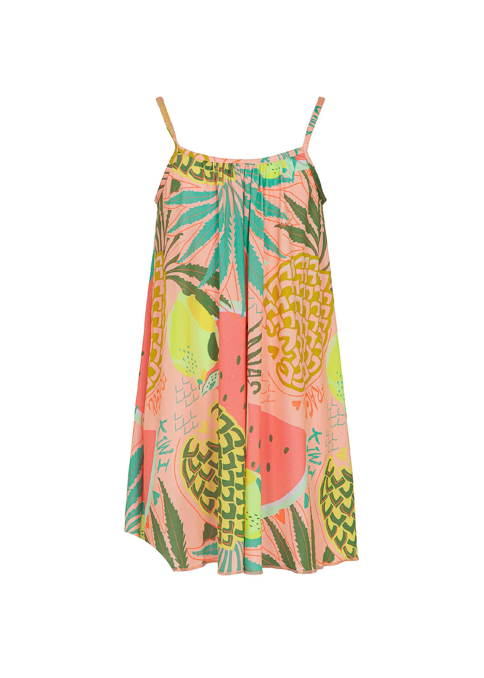 Effek Copricostume Abito Fantasia Fruits per Bambine