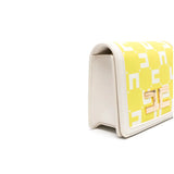 Elisabetta Franchi My Little Girl Shoulder Bag with Cedar/Butter Logo Plaque