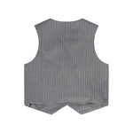 Iceberg Kids Gilet Gessato Grigio per Bambine