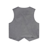 Iceberg Kids Gilet Gessato Grigio per Bambine