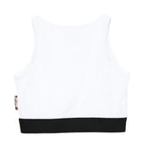 Just Cavalli Kids Top Bianco con Logo per Bambine