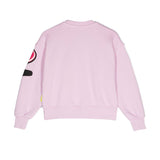 Barrow Kids Felpa Rosa con Stampa Logo per Bambine (retro)