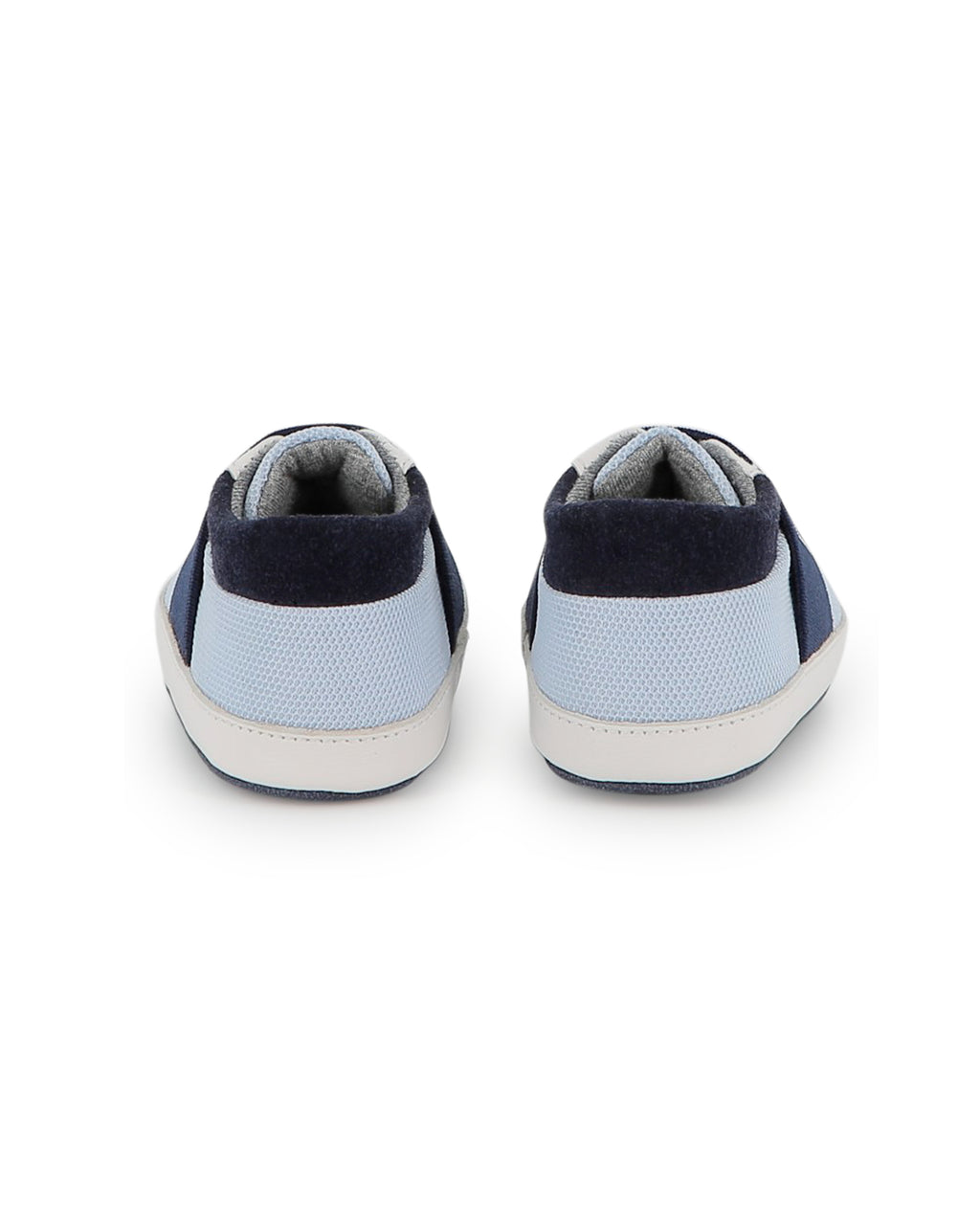 Boss Kids Scarpette Marine con Scritta per Neonati
