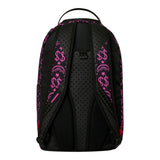 Sprayground Kids Think On It Zaino Nero con Stampa Shark Mouth e Dollari Rosa