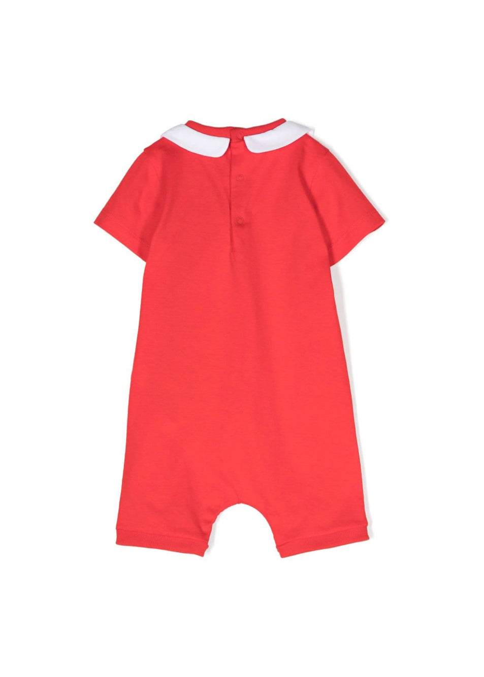 Moschino Kids Pagliaccetto Rosso con Stampa Teddy Bear ( retro)