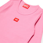 Diesel Kids T-Shirt Rosa Lunghe Maniche per Bambine