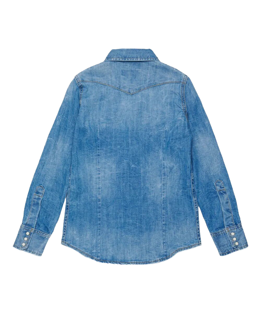 Dsquared2 Kids Camicia in Jeans per Bambini