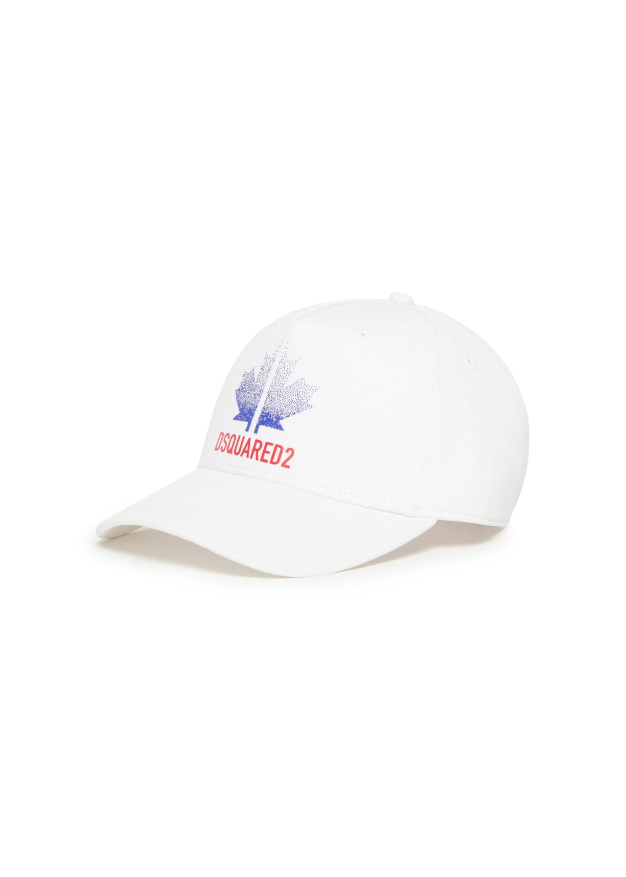 Dsquared2 Kids Cappello Bianco con Decoro Leaf per Bambine