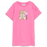 Moschino Kids Fuchsia Print Dress for Girls