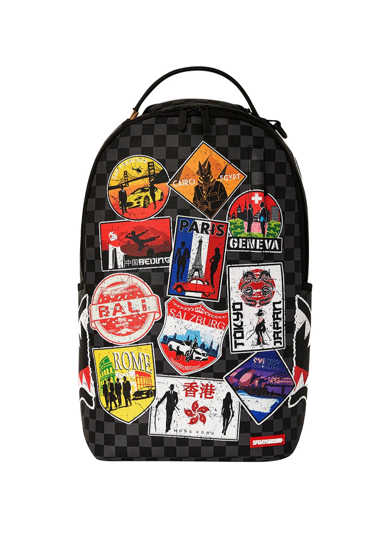 Sprayground Kids Zaino Global Mogul Interpol