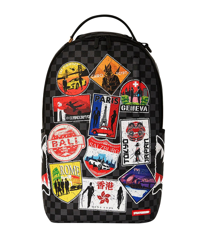 Sprayground Kids Zaino Global Mogul Interpol