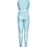 Just Cavalli Kids Completo Verde Acqua con Stampa per Bambine