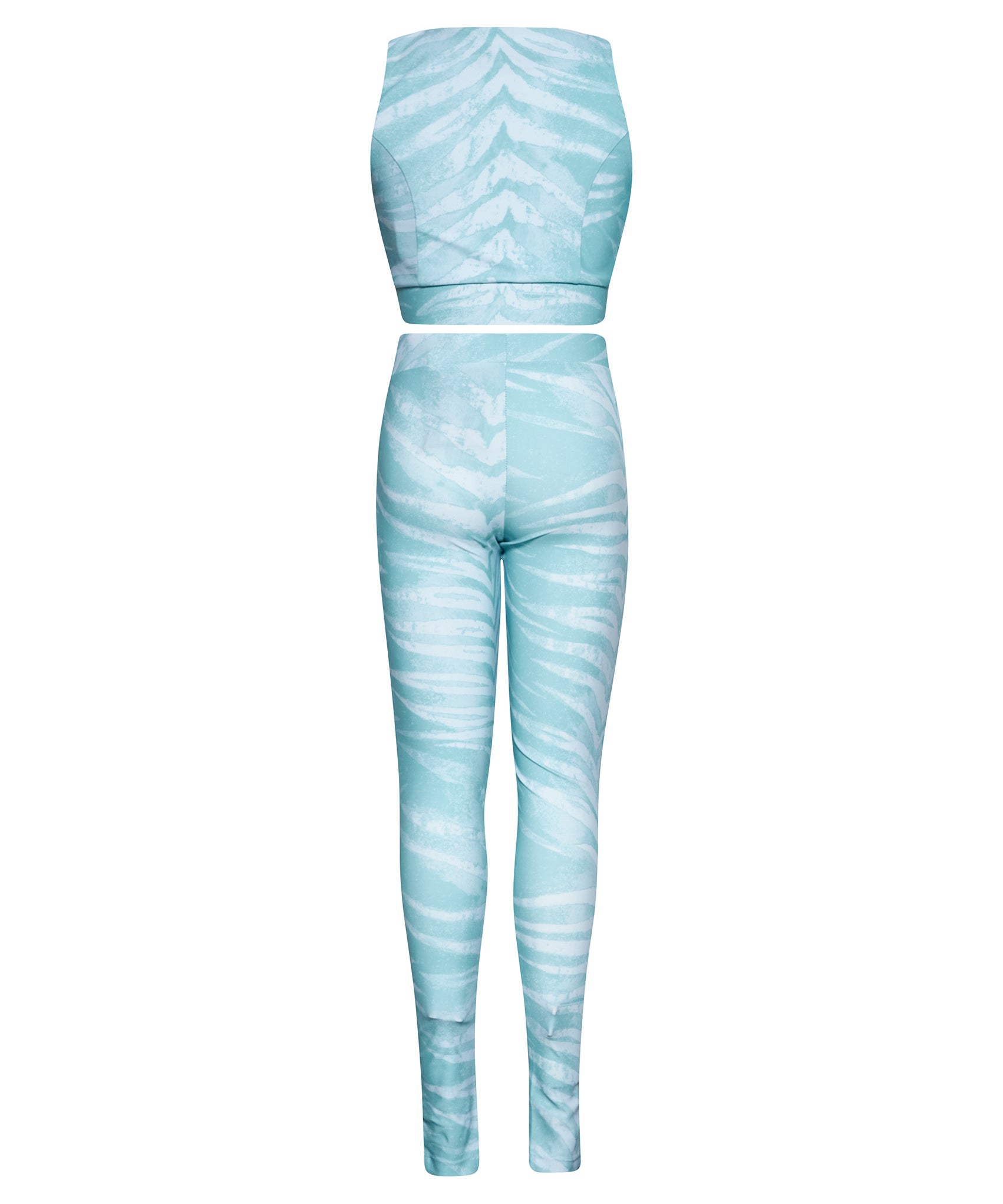 Just Cavalli Kids Completo Verde Acqua con Stampa per Bambine