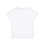 Twinset Kids T-Shirt Bianca con Ricami per Bambine