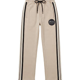 Yes London Kids Pantalone Beige con Logo per Bambini