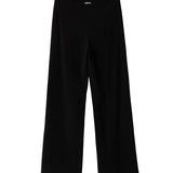 Patrizia Pepe Kids Pantalone Nero con Logo per Bambine