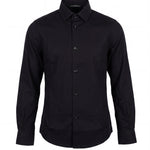 Daniele Alessandrini Kids Camicia Nero con Ricamo per Bambini