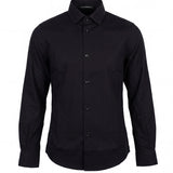 Daniele Alessandrini Kids Camicia Nero con Ricamo per Bambini